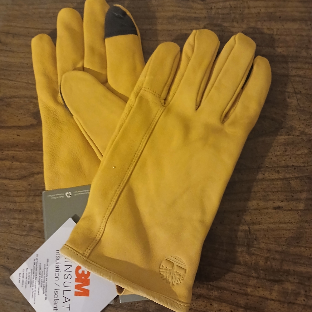 Timberland Mustard Insulated Gloves